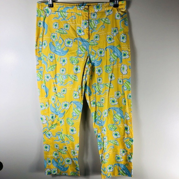Lilly Pulitzer Pants - Lilly Pulitzer Sailing Monkey Capri Pants